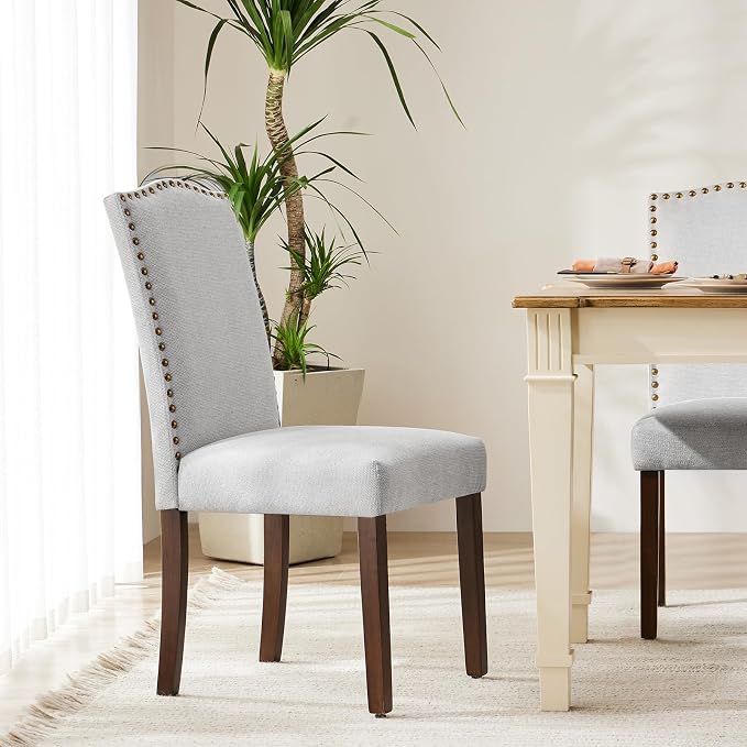 DUMOS Dining Chairs Set of 2, Modern PU Kitchen Table Chairs - Image 7