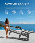 Patio Chaise Lounge Chair Outdoor - Image 7