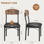 Jocoevol Dining Chairs Set of 4 - Image 2