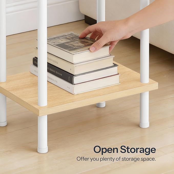 HOOBRO End Tables Set of 2, Small Side Table, Nightstand - Image 7