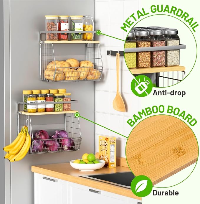 Ofiray-home Magnetic Fridge Shelf - Image 2