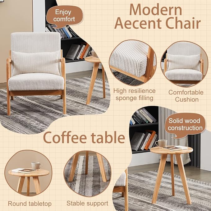Mid-Century Modern Accent Chair - Image 5