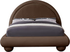 Meridian Furniture MadridBrown-Q Madrid Collection Art Deco Queen Bed - Image 4