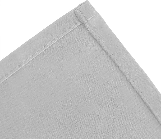 Light Grey Blackout Curtains 38 x 63 Inch Length/Set of 2 Curtain - Image 8