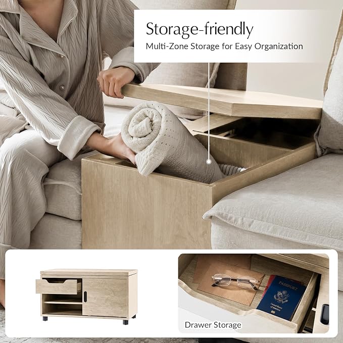 HULALA HOME Sofa Side Tables Set of 2 - Image 5