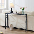 Gewudraw 41.8" Console Table, Narrow Behind The Couch Table - Image 9
