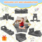 10 Pcs Modular Kids Play Sofa – Versatile Convertible Foam Cushion That Doubles - Image 5