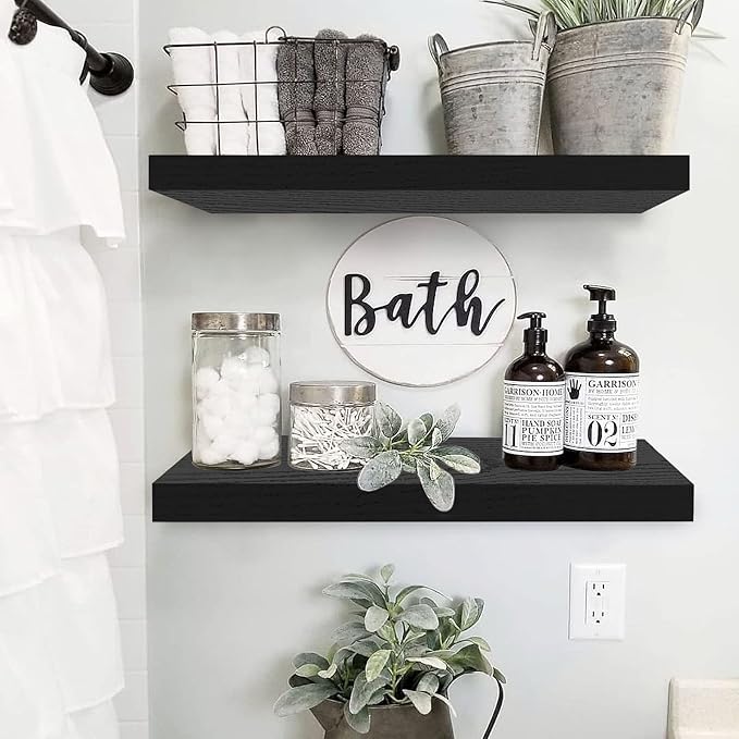 QEEIG Floating Shelves for Wall 23.6" Long - Image 2