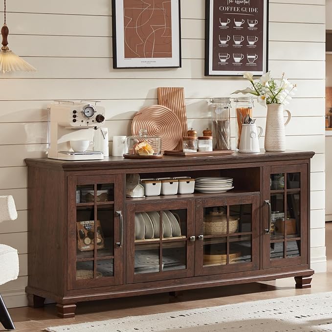 SAVOR LIFE Large Sideboard Buffet Cabinet - Image 5
