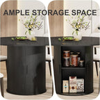 GarveeHome 47'' Round Dining Table - Image 3