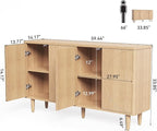 LITTLE TREE 59-Inch Buffet Cabinet Sideboard - Image 3