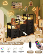 Lazzanto Night Stand Bedside Charger Bedroom - Image 4