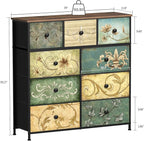 Tohomeor Dresser with Drawers for Bedroom Chest of Drawers Fabric Dresser for - Image 3