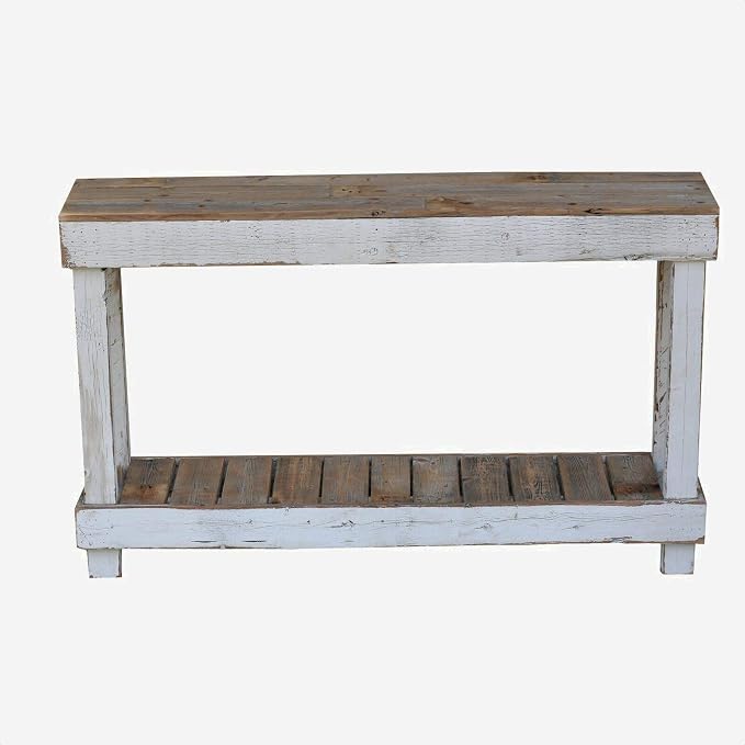 Mcchristian 46" Solid Console Table, Reclaimed Wood, Pine Top - Image 4