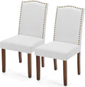 DUMOS Dining Chairs Set of 2, Modern PU Kitchen Table Chairs by DumosLifestyle
