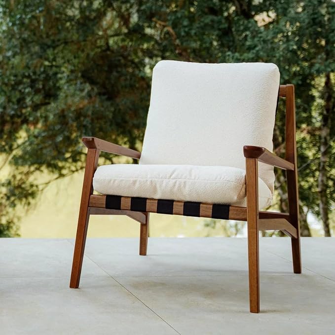 Grain Wood Furniture Solid Wood Mid Century Lounge Chair by GrainWoodFurniture