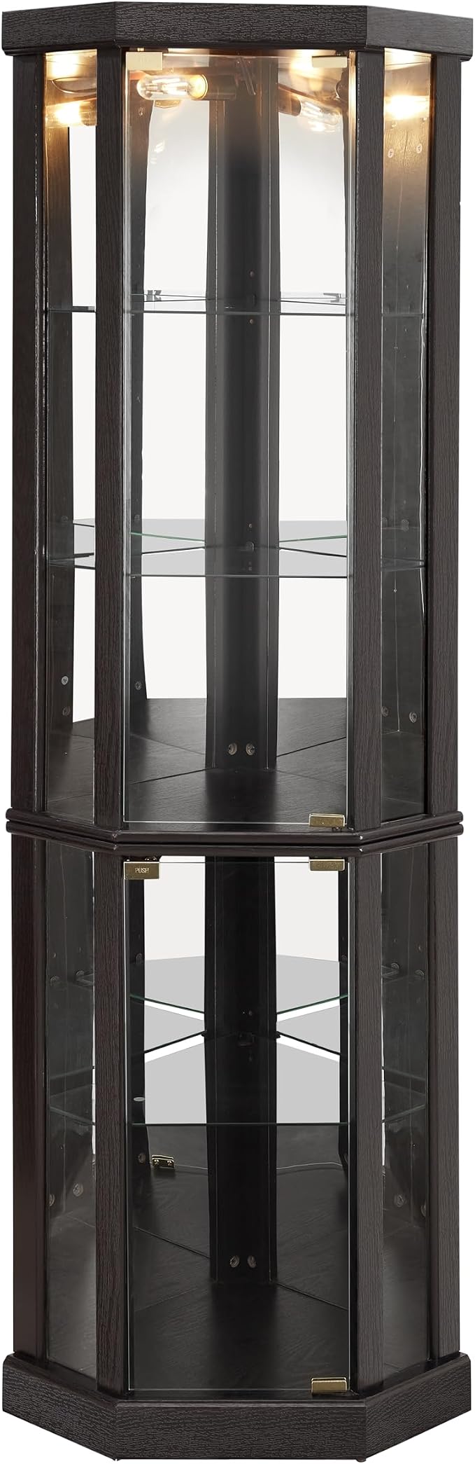 Glass Corner Display Cabinet - Image 9