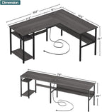 Unikito Reversible L Shaped Desk - Image 3