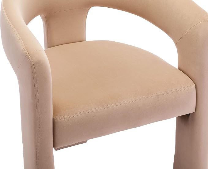 VESCASA Velvet Barrel Dining Chair - Image 8