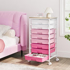 Rolling Cart with Drawers, Craft Storage, Teacher Cart, Storage Cart on Wheels - Image 8