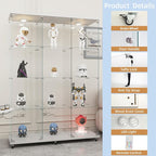 Beauty4U Glass Display Cabinet - Image 3