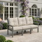 HDPE 3 Piece Patio Furniture Set, All-Weather Outdoor Couch Set by YourPerfectOutdoorEscape