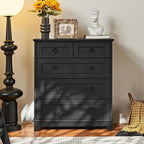 Joaxswe Farmhouse 5 Drawer Dresser - Image 3