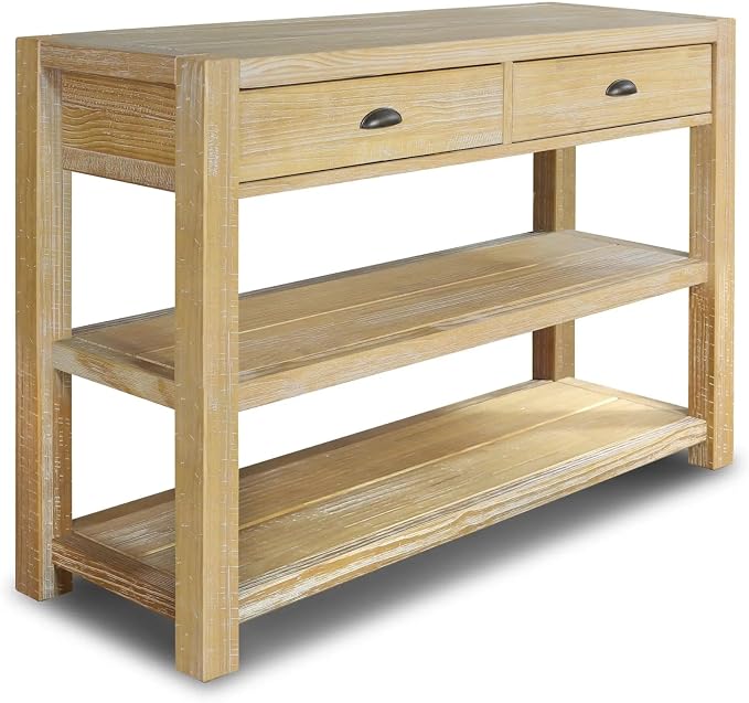 Grain Wood Furniture Montauk Console Table, Solid Wood - Image 5