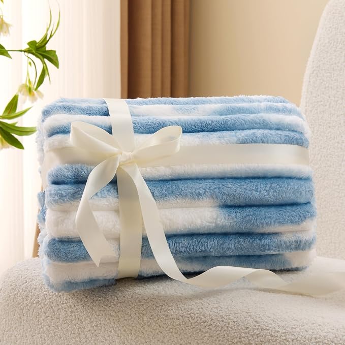 BEDELITE Ribbed Twin Blanket for Couch & Bed, Warm Yet Lightweight, Ribbed - Image 2