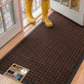 GORILLA GRIP 100% Waterproof All-Season WeatherMAX Doormat, US Designed Natural by GorillaGrip