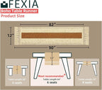 Fexia Table Runner 90 Inch Thanksgiving Decor - Image 2