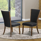 East West Furniture VEP8T24 Verona Parson Dining Chairs - Image 2