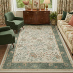 GarveeHome 4x6 Sage Green Washable Area Rug Bedroom Non Slip Nursery Room | by GarveeHome