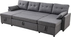 VEVOR U Shaped Sofa Bed, Convertible Sofa Bed - Image 9