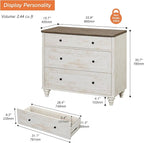 WAMPAT Farmhouse Nightstand - Image 2