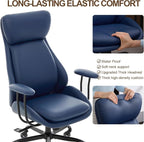 E-Motie Office Chair, Leather Desk Chair - Image 7