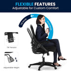Flash Furniture Porter High Back Black Mesh Ergonomic Swivel Office Chair - Image 11