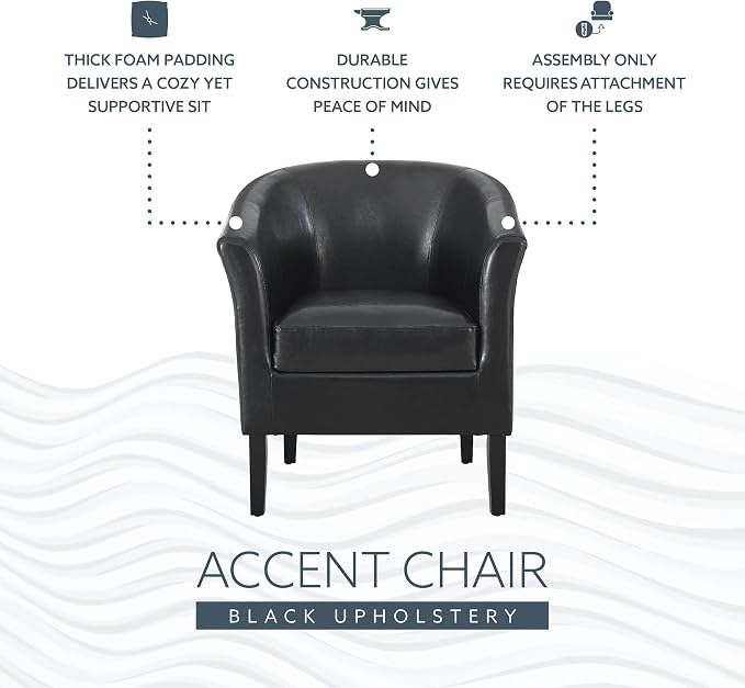 Linon Home Dcor Linon Home Decor Simon Club Chair - Image 12