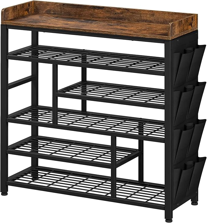 EnHomee Shoe Rack for Entryway, 6 Tier Shoe Organizer by EnHomee