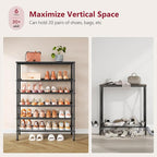 Tajsoon 6 Tier Shoe Rack Organizer - Image 4