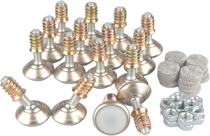 HUAYY Furniture Levelers Swivel Feet, Angle Height Adjustable, Heavy Duty by HUAYY