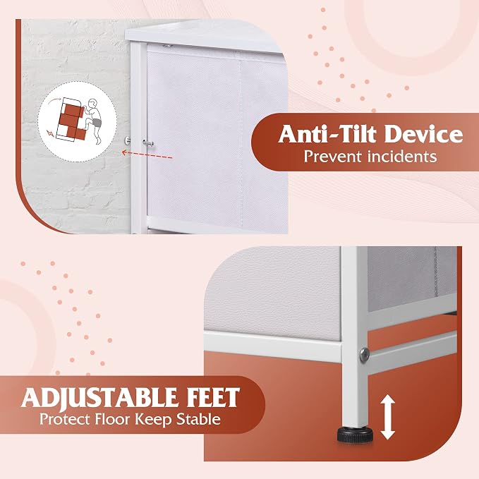 WLIVE Tall Dressers for Bedroom - Image 7