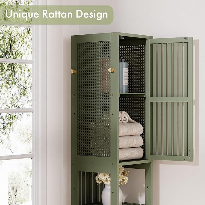Amazer Tall Bathroom Storage Cabinet 70'', Freestanding Cabinet Storage - Image 7