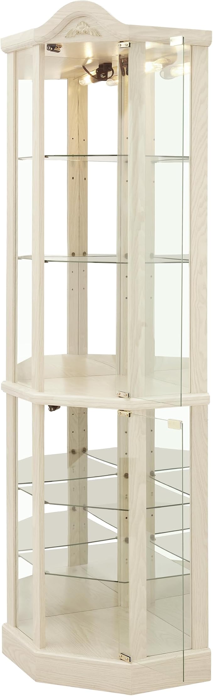 Glass Corner Display Cabinet - Image 8