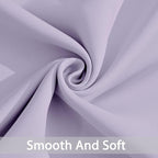 Yakamok Room Darkening Curtains 42x72 inch Length Lilac-Living Room | 2 panels - Image 4