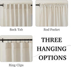 RYB HOME Sheer Curtains 108 inches, Extra Long Floor to Ceiling Curtains | - Image 7