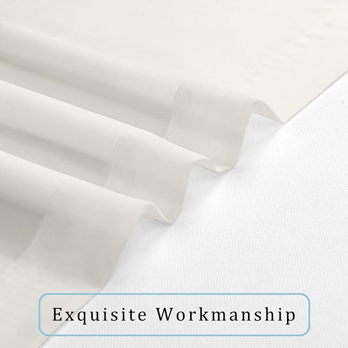 Extra Long Sheer Curtains 120 Inches Long, Sheer Curtain, Voile Rod Pocket - Image 7