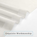 Extra Long Sheer Curtains 120 Inches Long, Sheer Curtain, Voile Rod Pocket - Image 7