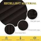 NICETOWN Toffee Brown Curtain Panels - Image 2