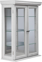 Design Toscano Country Tuscan Wall Curio Display and Storage Cabinet, 20 Inches - Image 3